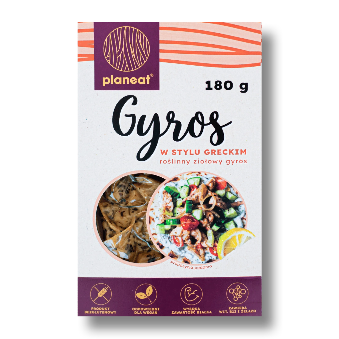 Gyros Roślinny w stylu greckim Planeat 180g
